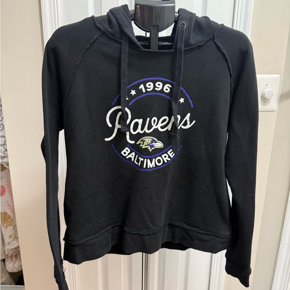 NFL Ravens Women's Black Hoodie